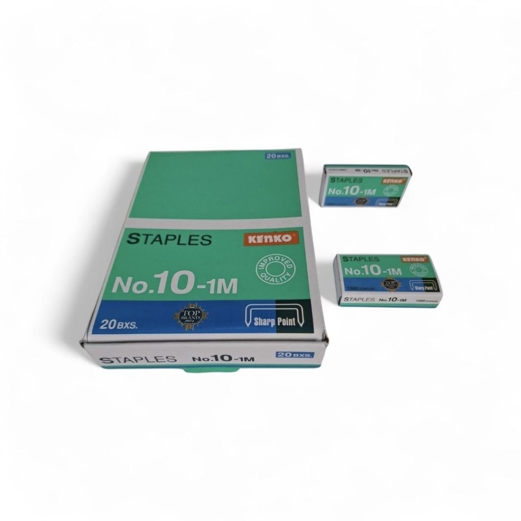 ISI STAPLES KENKO NO.10 UKURAN SEDANG ISI 1000 STAPLES
