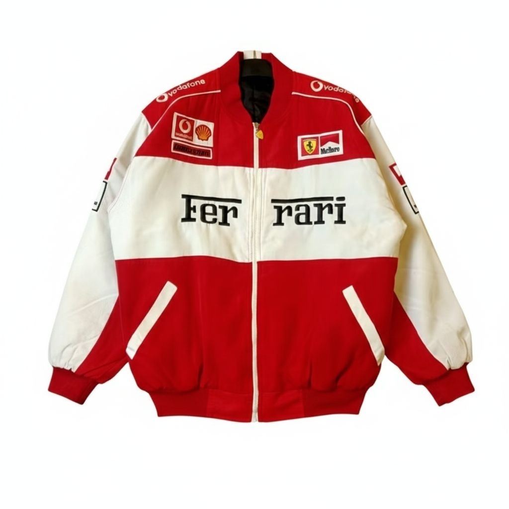 Jaket Ferrari Michael Schumacher Vintage Original Official Merchandise Scuderia Ferrari F1 1996 Vars