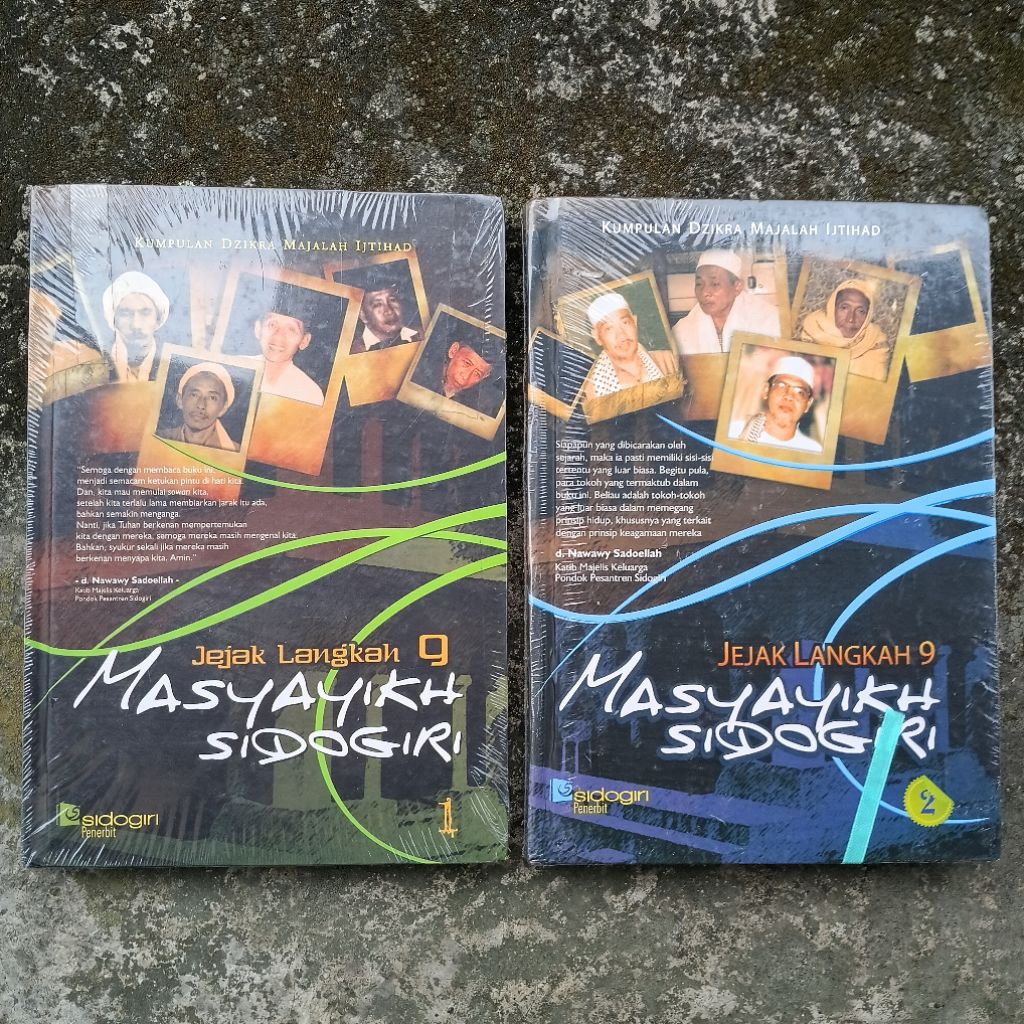 Buku Jejak Langkah 9 Masyayikh Sidogiri jilid 1 & jilid 2