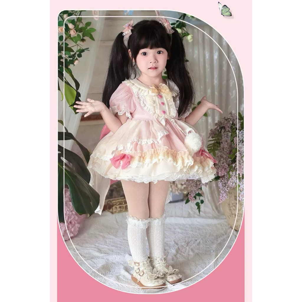 Dress Lolita Anak-anak (CS010) | Baju Anak Perempuan | Dress Lolita | Dress Anak-anak | Dress Pesta 