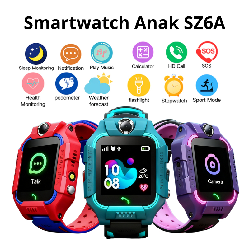 [100% ORI]Samsung Smartwatch anak Jam tangan Kamera ganda 360 derajat flip lP67 Menelepon-GPS-SOS