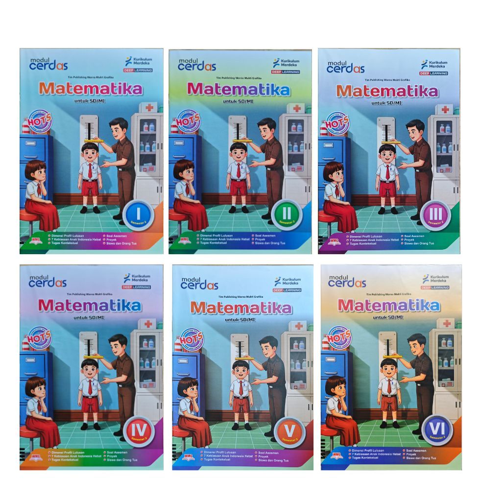 LKS Cerdas Matematika SD 1-6 KURIKULUM Merdeka 2025