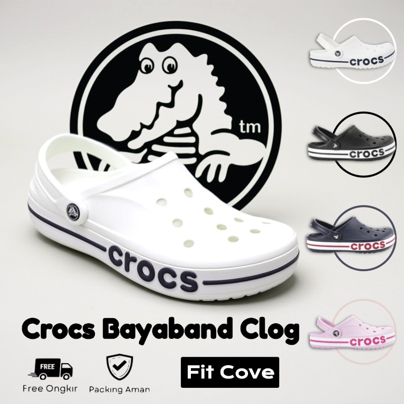 100% Original Crocs Bayaband Clog, Sandal Crocs Unisex Bayaband Clog