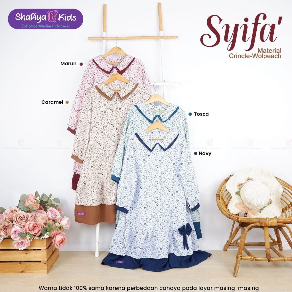 Gamis Anak Perempuan Syifa Series Shafiya Kids
