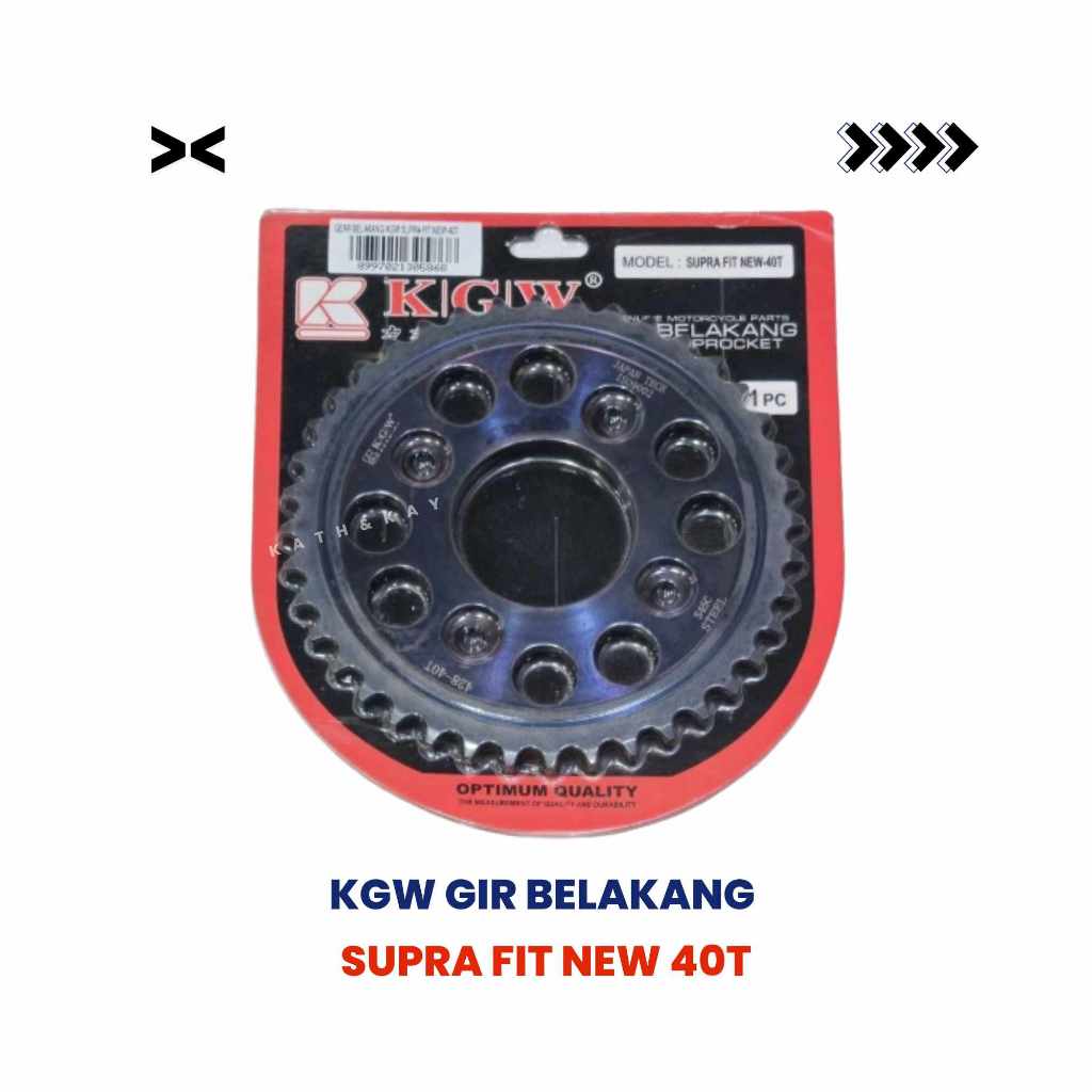 KGW Gir Belakang 40T Untuk Motor Supra Fit New – Gear Motor Tahan Lama