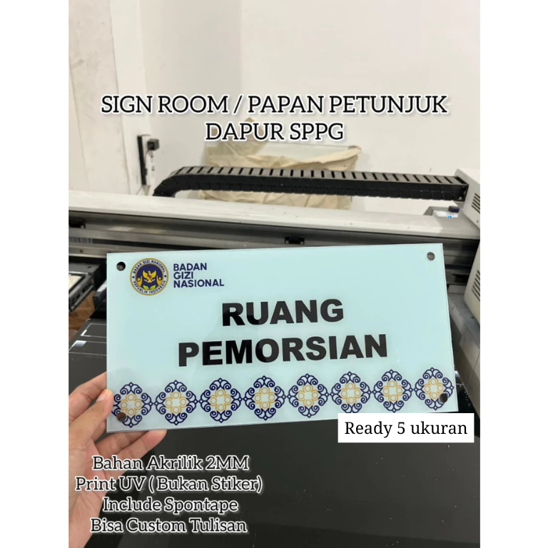 Papan Akrilik SPPG /MBG