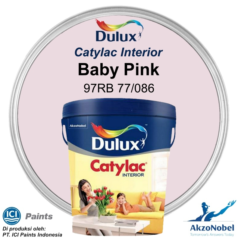DULUX CATYLAC INTERIOR 97RB 77/086 BABY PINK 25 KG