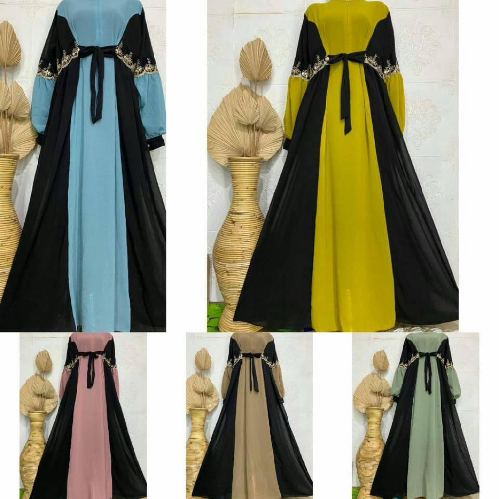 ABAYA NADIFA DEWASA // GAMIS NADHIFA FULL STOK UKURAN S-XXL