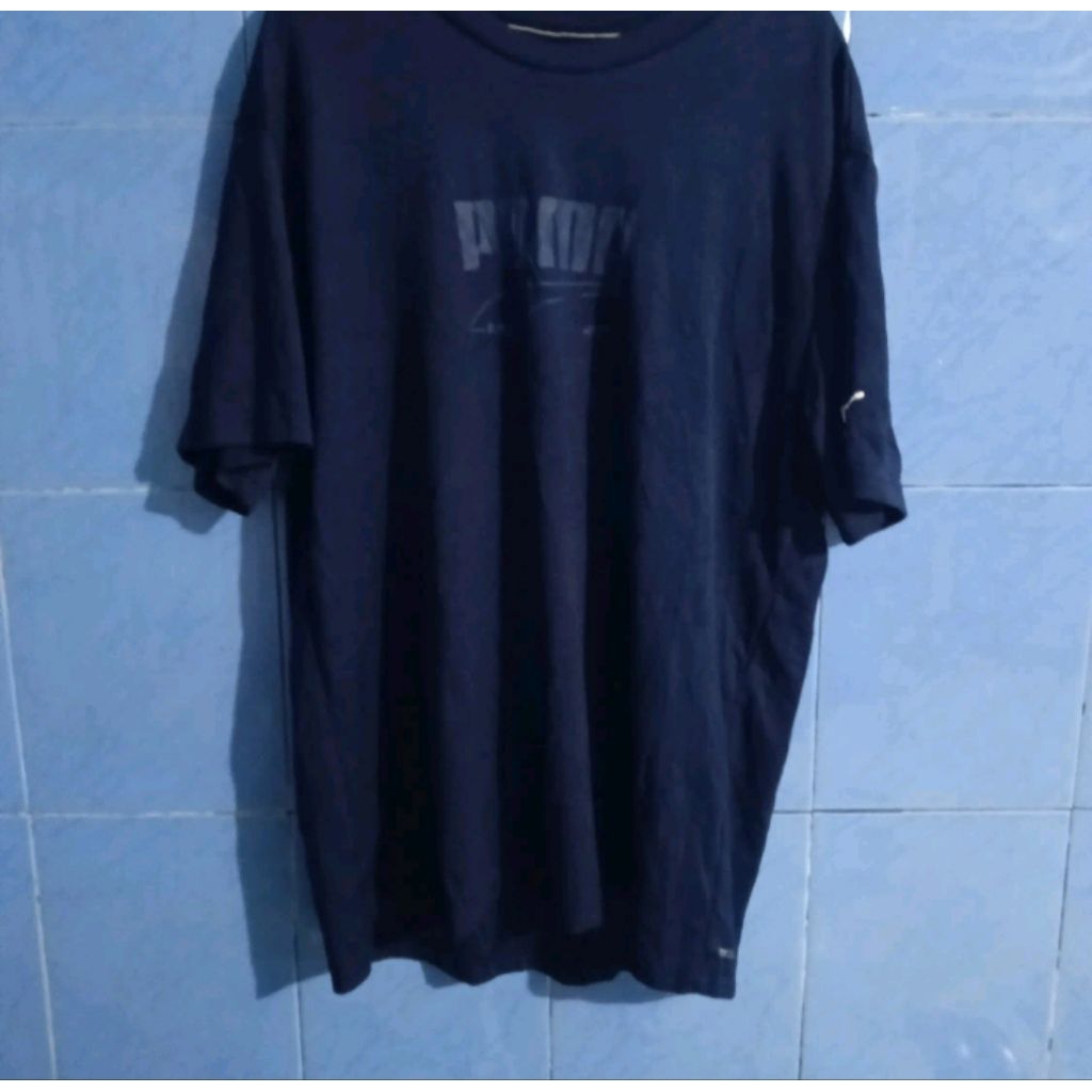 puma kaos olahraga navy..
