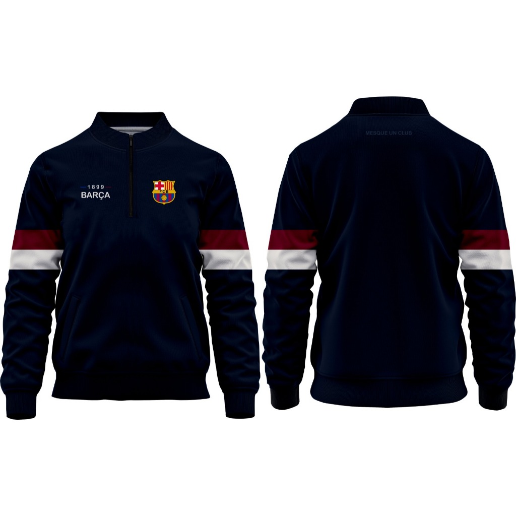 ELIET-PRINT JAKET TRACKTOP BARCELONA//JAKET CASUAL//JAKET BARCELONA TRAINING FULLPRINTING BAHAN SCUB