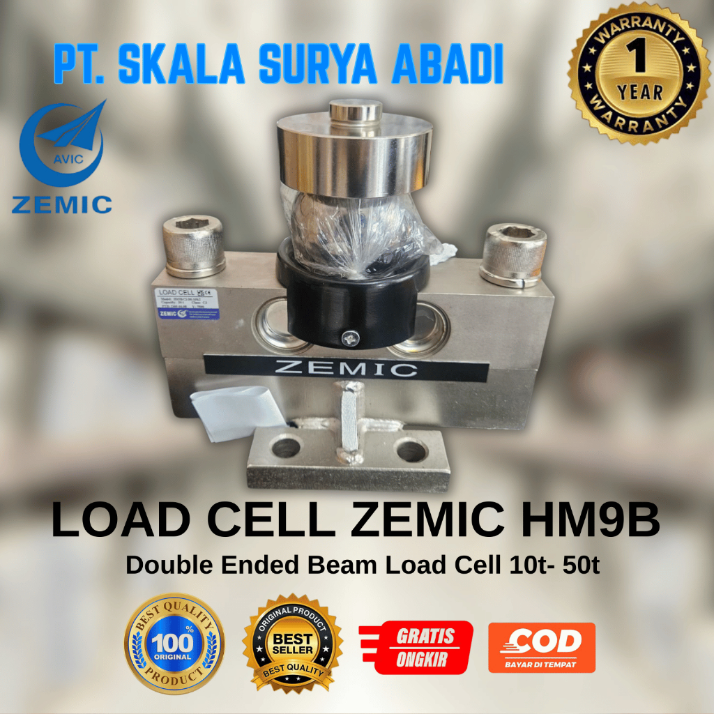 LOAD CELL ZEMIC HM9B 20T / LOAD CELL JEMBATAN TIMBANG 20  TON / SENSOR JEMBATAN TIMBANG 20 T