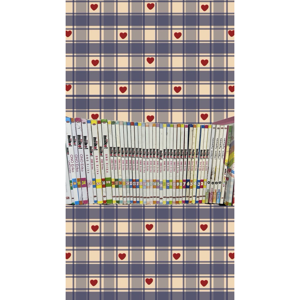 miiko set 45 BUKU (hai miiko 1-38, namaku miiko 1-4, miiko zaman edo, hai miiko cilik, miiko fanbook