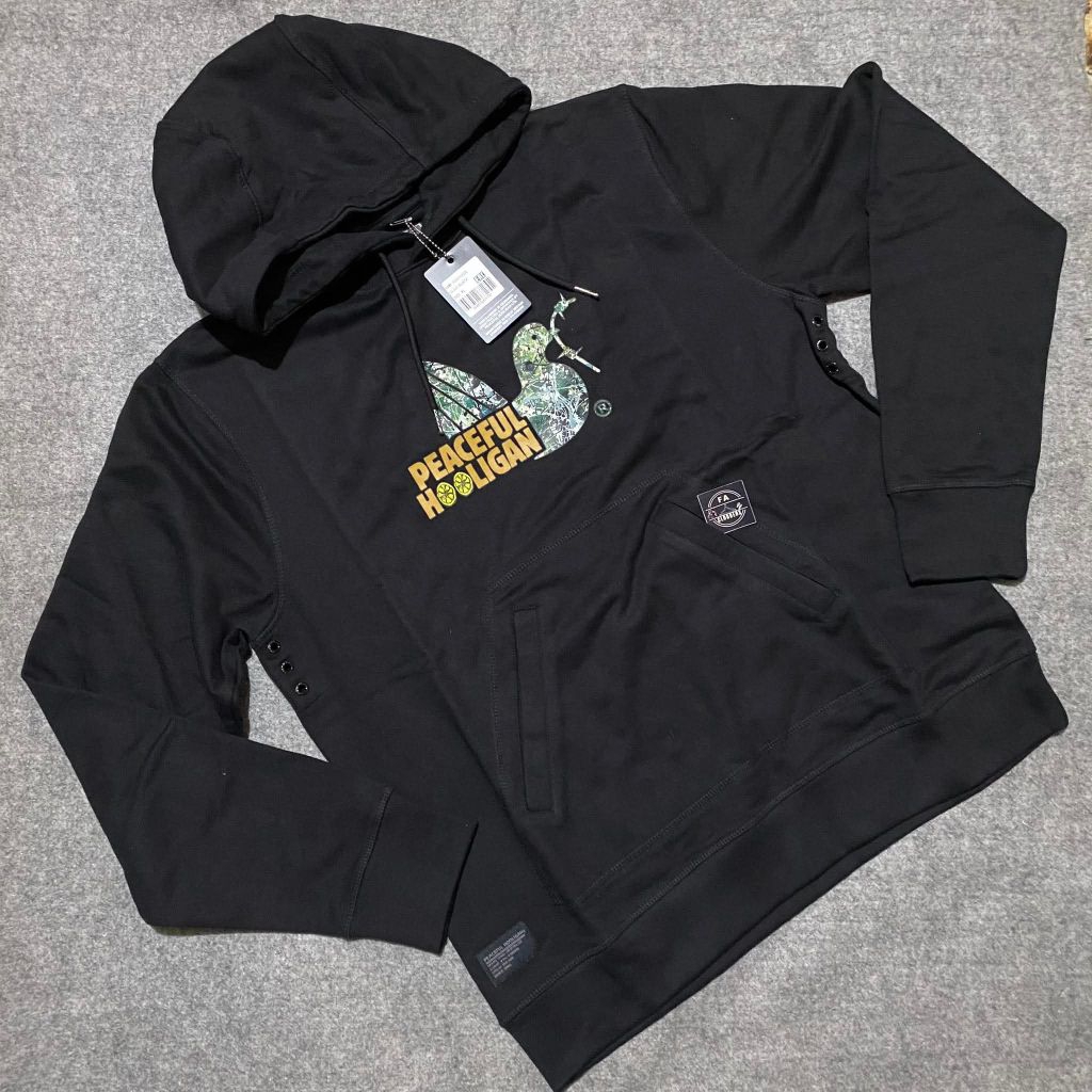 Peaceful Hooligan Hoodie Stone Roses Black BNWT