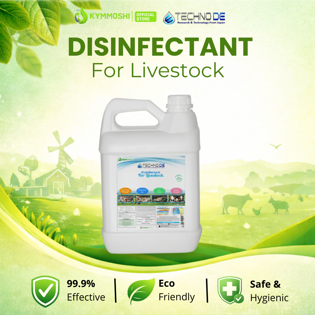 TECHNO DE For Livestock Solusi Baru Desinfektan Spesialisasi Peternakan