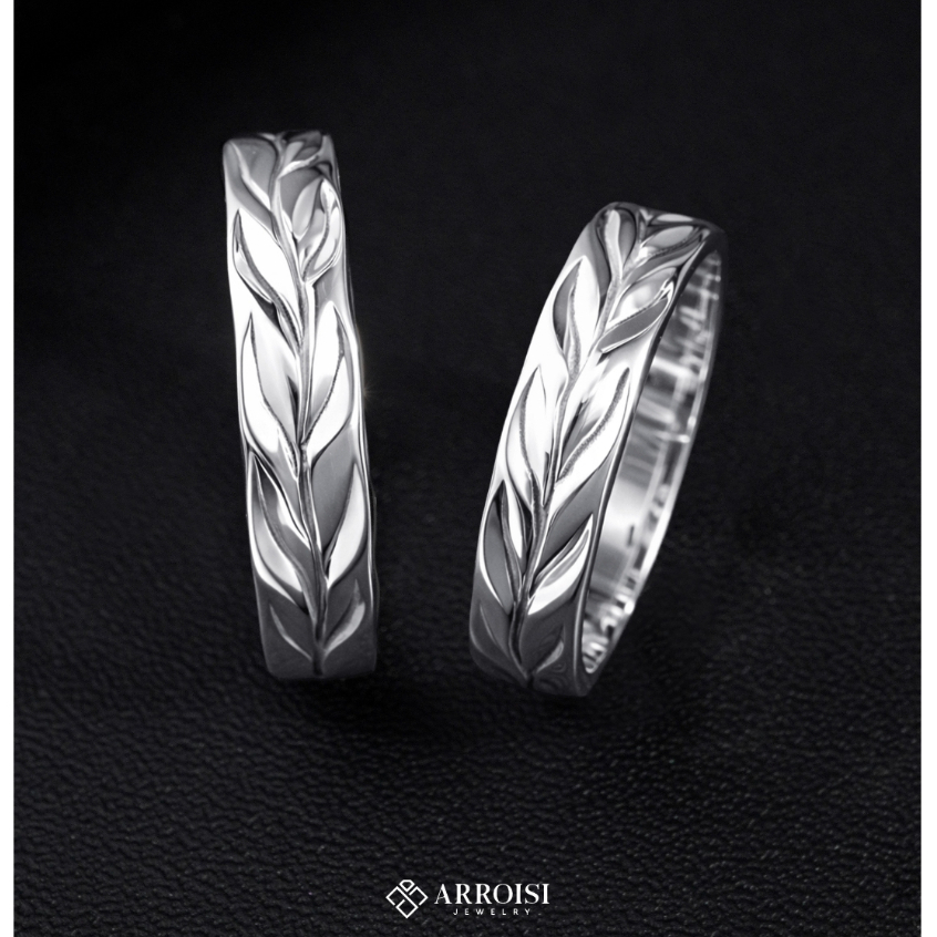 Cincin Nikah Palladium - Cincin Tunangan PAlladium - Arroisi Jewellery (0016)