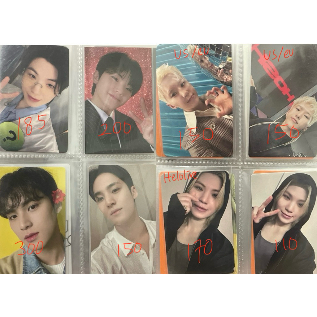 SEVENTEEN PHOTOCARDS OFFICAL MINGYU WOOZI DOKTER HOSHI BEAM POB US/EU PC WOOZI BIRTHDAY PC WOOZI PAS