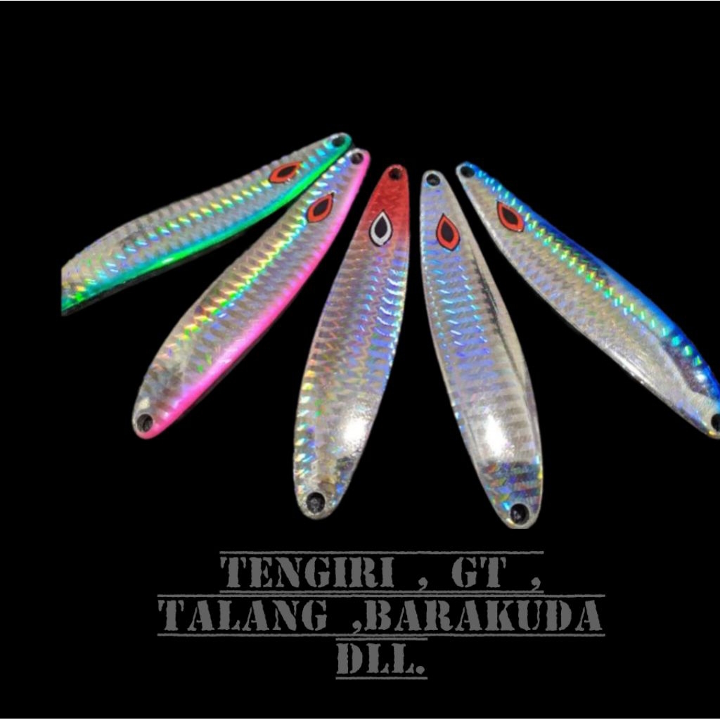 Spoon Lure model S 30gr 40gr / Mainan Casting