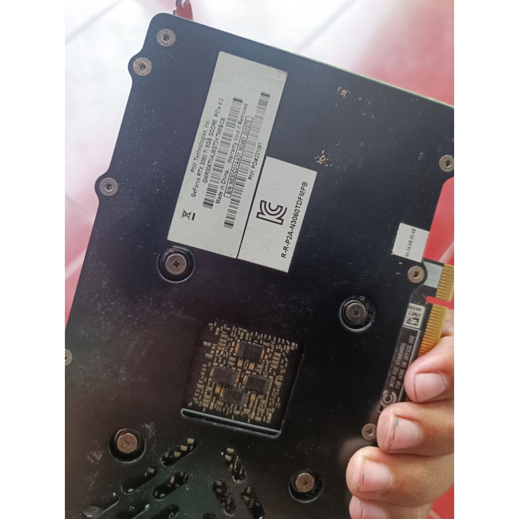 vga rtx 3060 ti no display