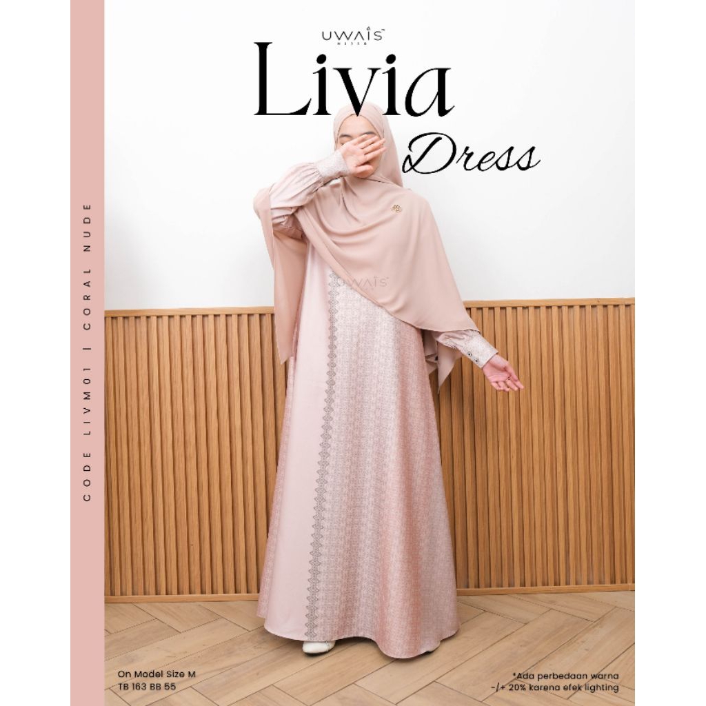 UWAIS HIJAB Livia Dress // Satu Rasa Series // Family Series 3 // Sarimbit 2026
