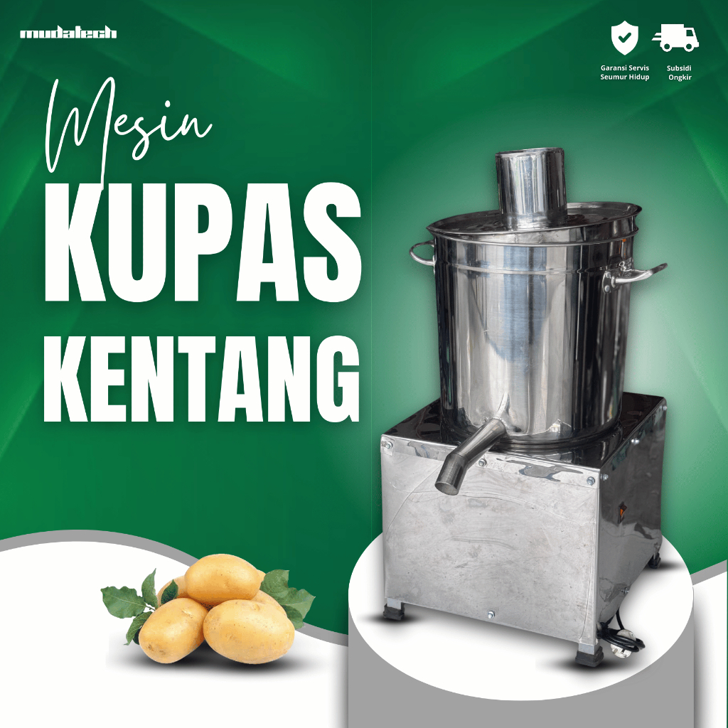 Mesin Kupas Pengupas Kentang Otomatis Alat Kupas Kulit Kentang