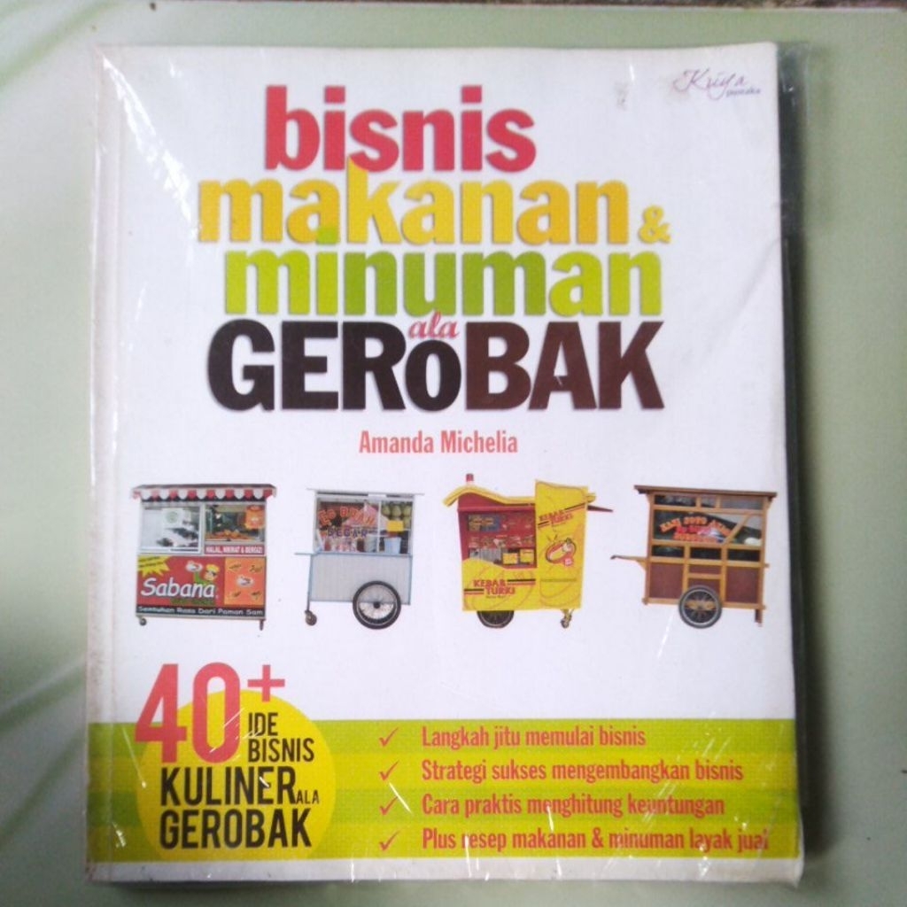 Buku bisnis makanan & minuman ala Gerobak