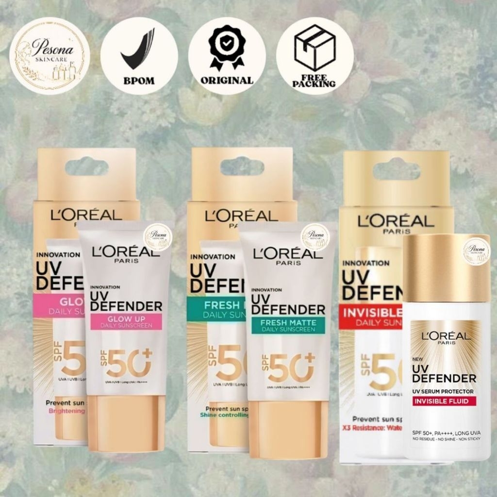 READY STOCK Loreal UV Defender Sunscreen SPF 50+++ | Loreal sunscreen | loreal matte sunscreen | lor