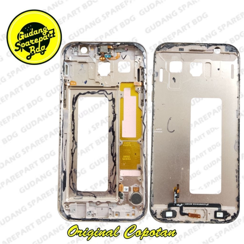 Frame Tatakan LCD Samsung A7 2017 Second Copotan