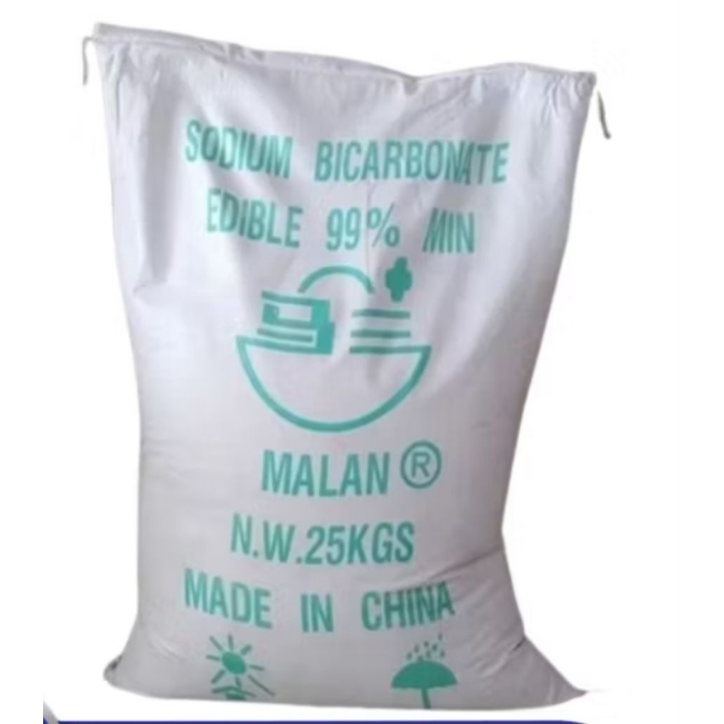 Sodium Bicarbonate 25 kg / Soda kue Ex Malan / Baking Soda  25 kg China