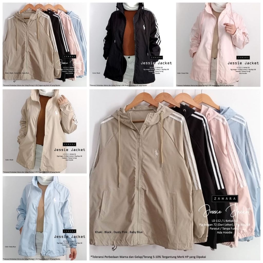 JESSIE • HONOLULU JACKET BY ZAHARA JAKET OVERSIZE