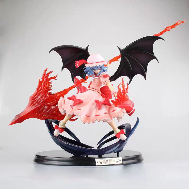 Figure Touhou Project Remilia Scarlet Griffon Statue PVC Anime Koleksi Detail Premium