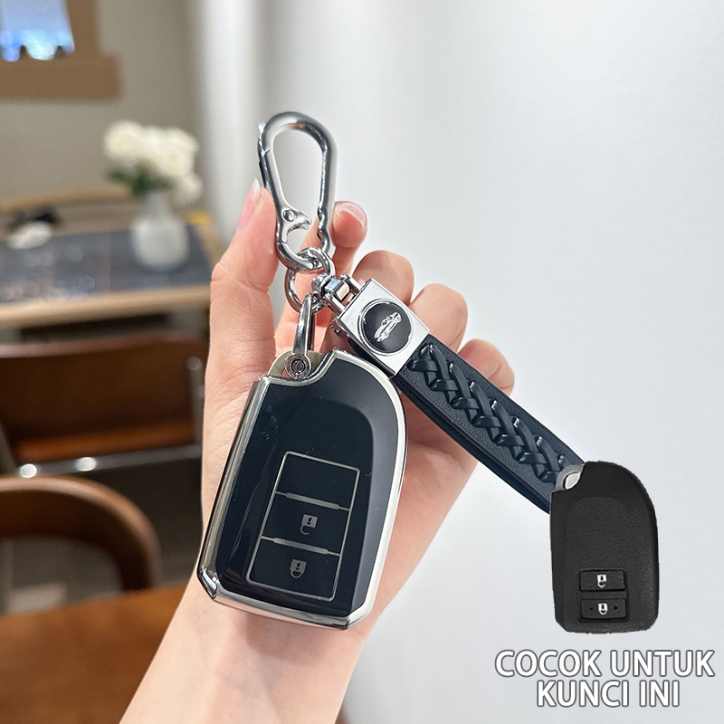 TPU Kunci Remote Mobil Toyota Yaris Vios Cover TPU Sarung Kunci Mobil