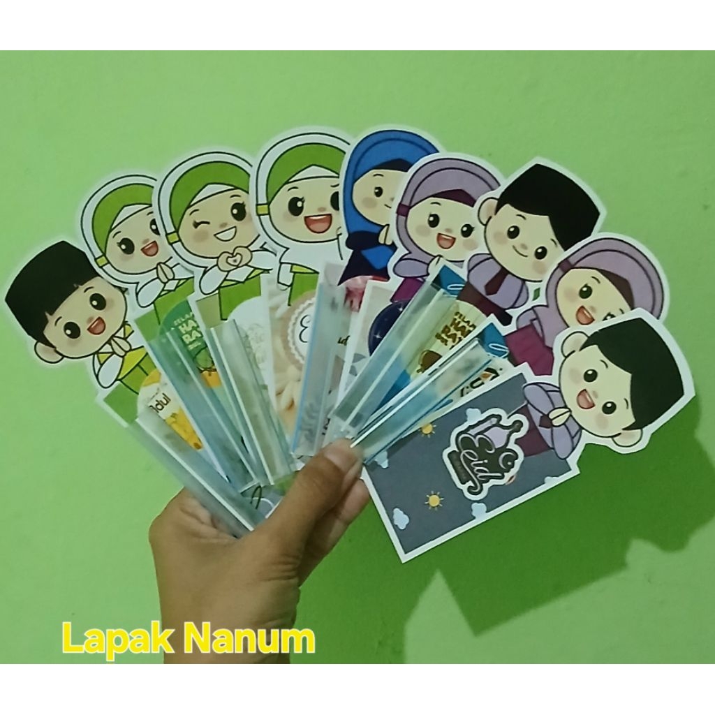 Angpao lebaran sedotan/amplop lebaran kekinian/amplop lebaran karakter kartun