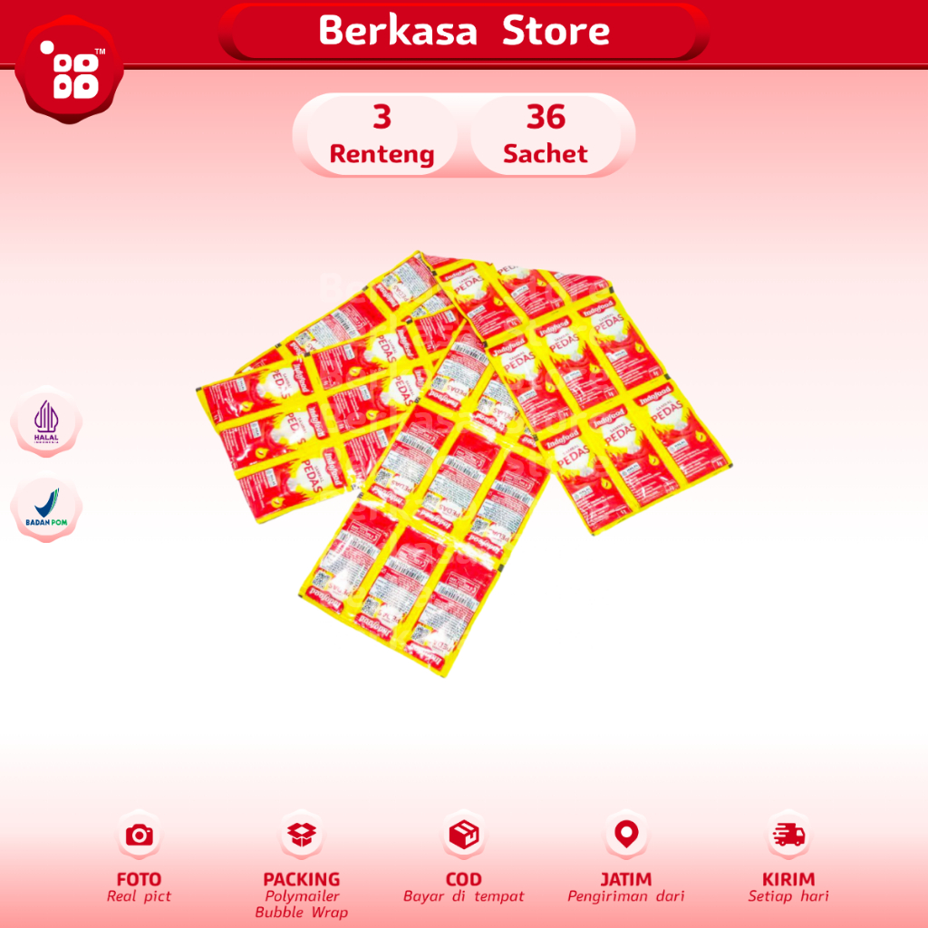 Indofood Saus Sambal Pedas Renteng 36 Sachet