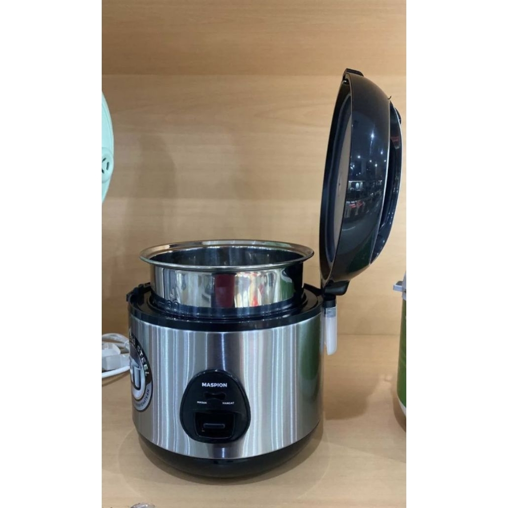 MASPION MRJ-0623 BSSS Magic Com Maspion 0,6 Liter Panci Stainless Steel MRJ - 0623 BSSS MRJ 0623 BSS