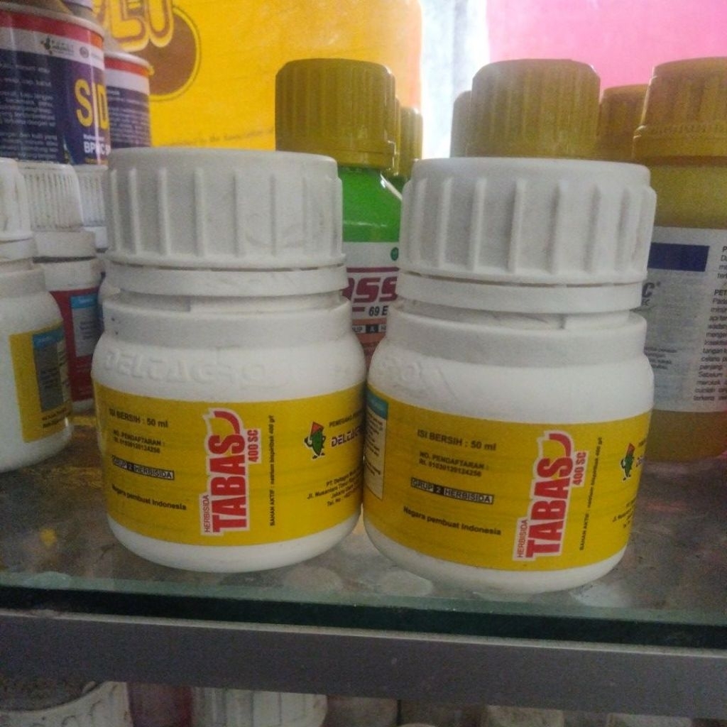 obat pertanian herbisida padi TABAS 50ML