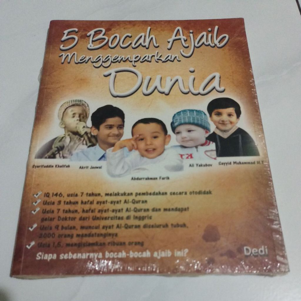 buku 5 bocah ajaib menggemparkan dunia