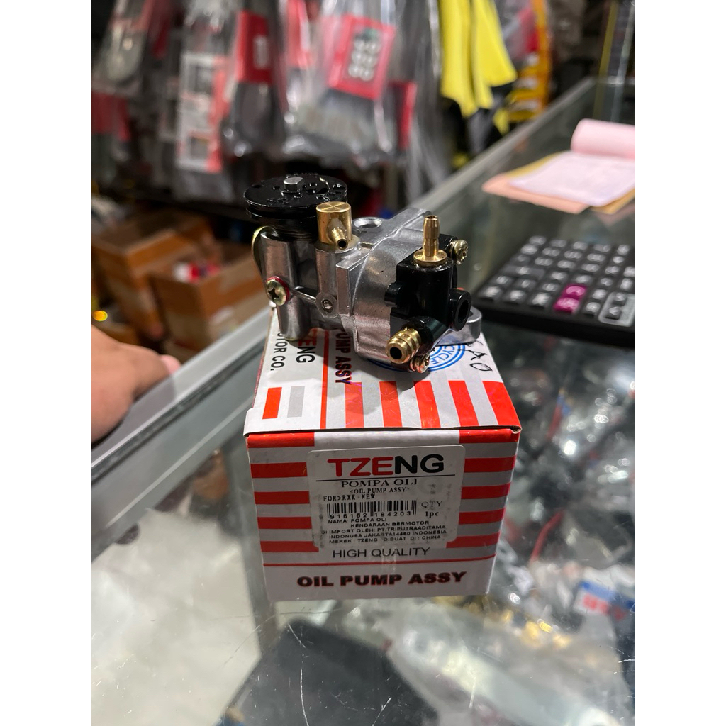 POMPA OLI ASSY RX KING NEW RX KING PEREDAM OIL PUMP ASSY SET DETAIL ORIGINAL