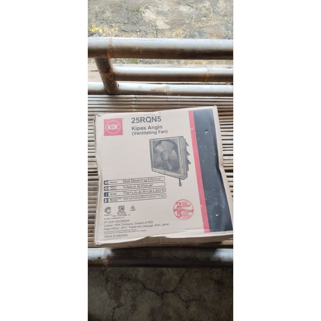 KDK Exhaust Fan Dinding 25RQN 10 inch