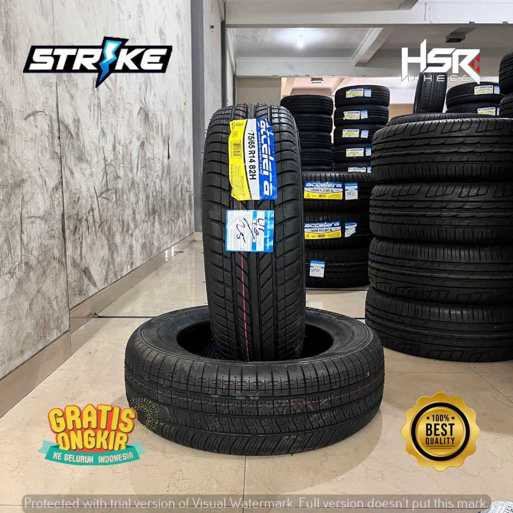 BAN TUBLES RING 14 MURAH | UKURAN 175/65 R14 MEREK ACCELERA| BAN MOBIL STANDART AGYA, AYLA, BRIO