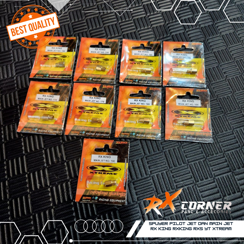SPUYER PILOT JET MAIN JET RX KING XTREAM RX KING PILOT JET DAN MAIN JET RXKING