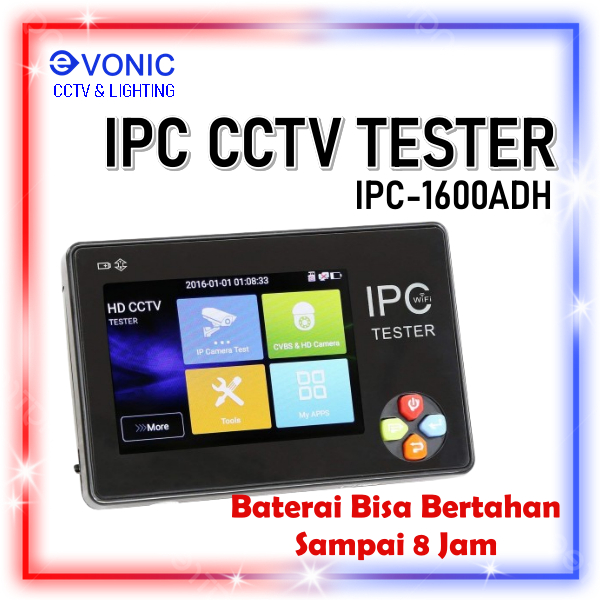 IP Cam Tester 4K IPC-1600ADH (Non PoE) - ICJ