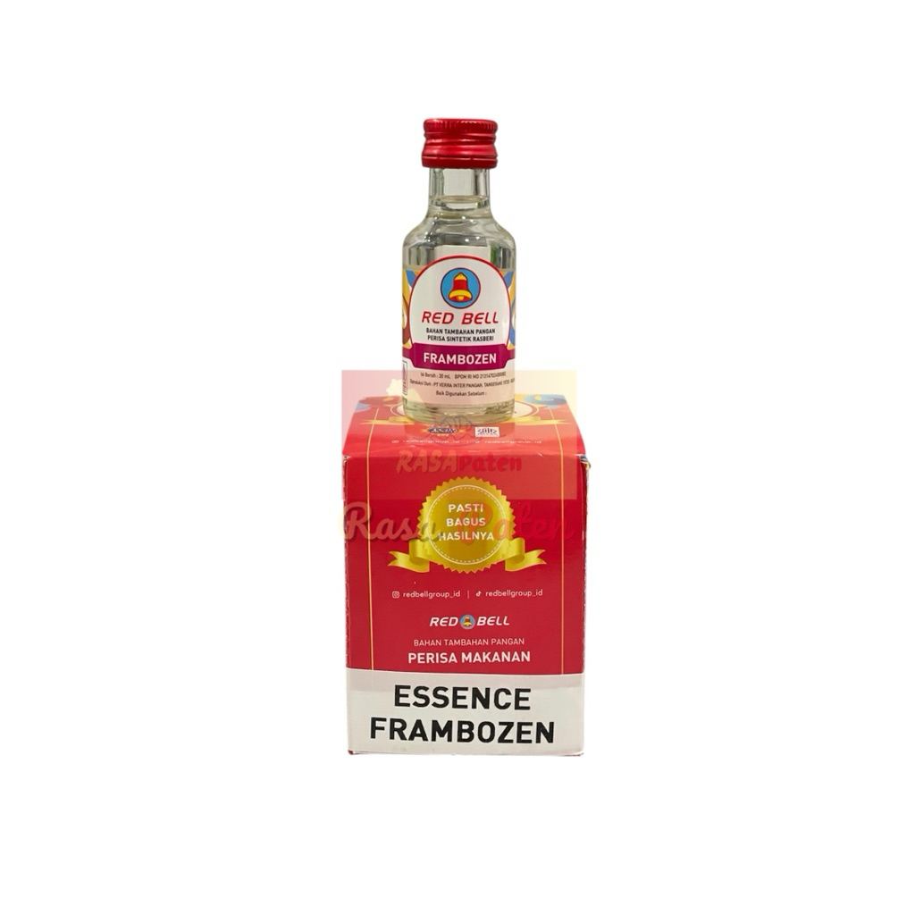 RED BELL ESSENCE (BENING) 30 ml FRAMBOZEN Halal BPOM RI COD Satuan / Lusinan