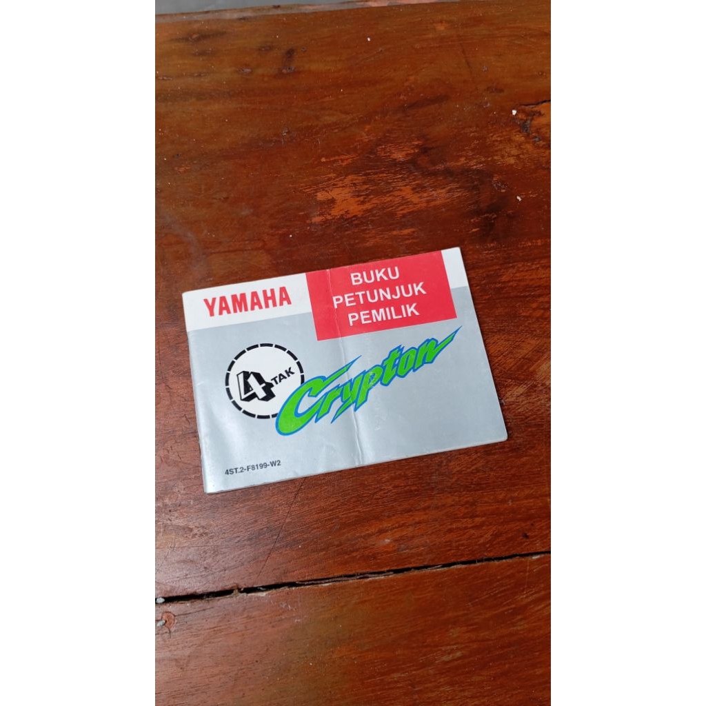 Buku petunjuk original yamaha Crypton