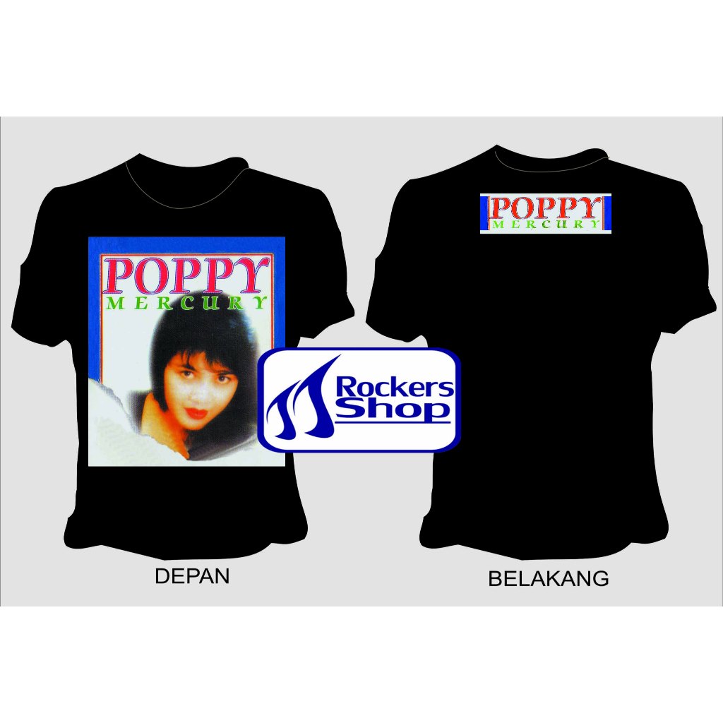 KAOS POPPY MERCURY ALBUM HISTORY HITS OF MEMORY SINGLE HITS ANTARA JAKARTA DAN PENANG PENYANYI ROCK 