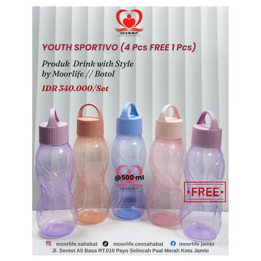 Botol minum moorlife