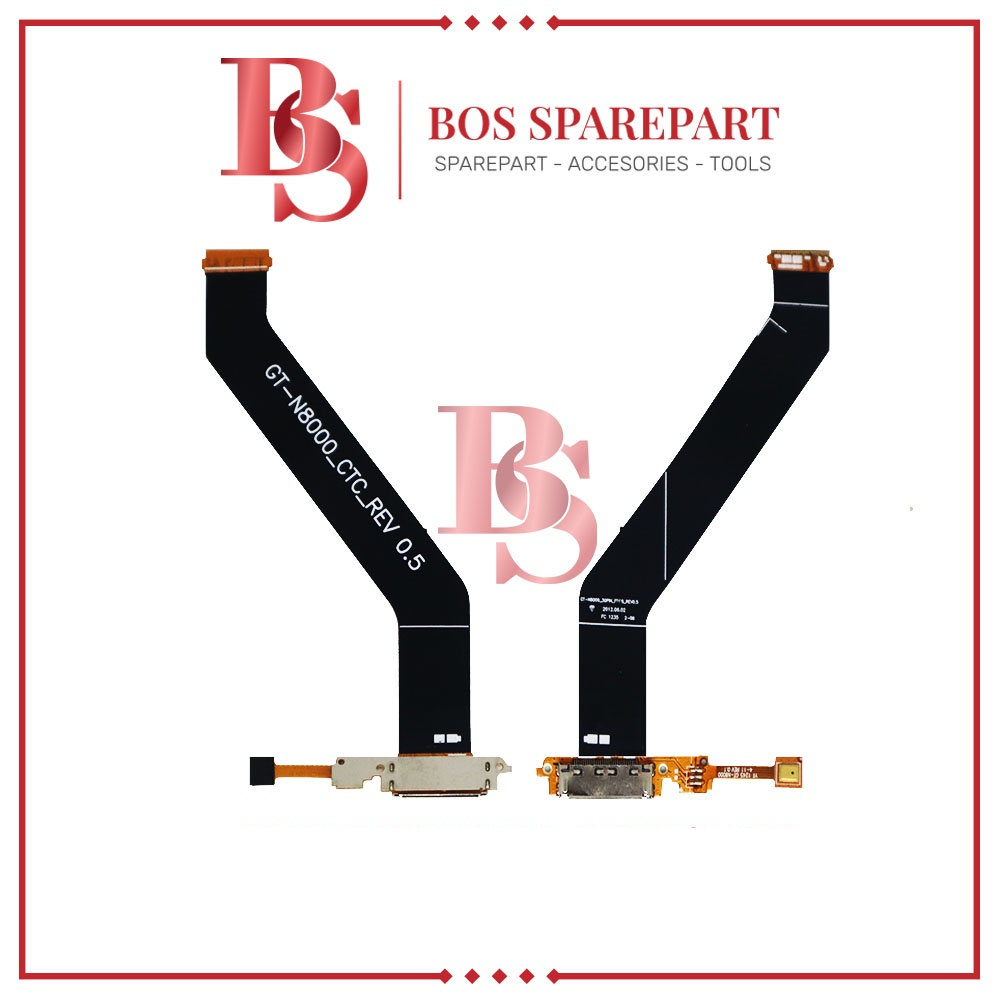 FLEXIBEL SAMSUNG N8000 + CONNECTOR CHARGER ORI