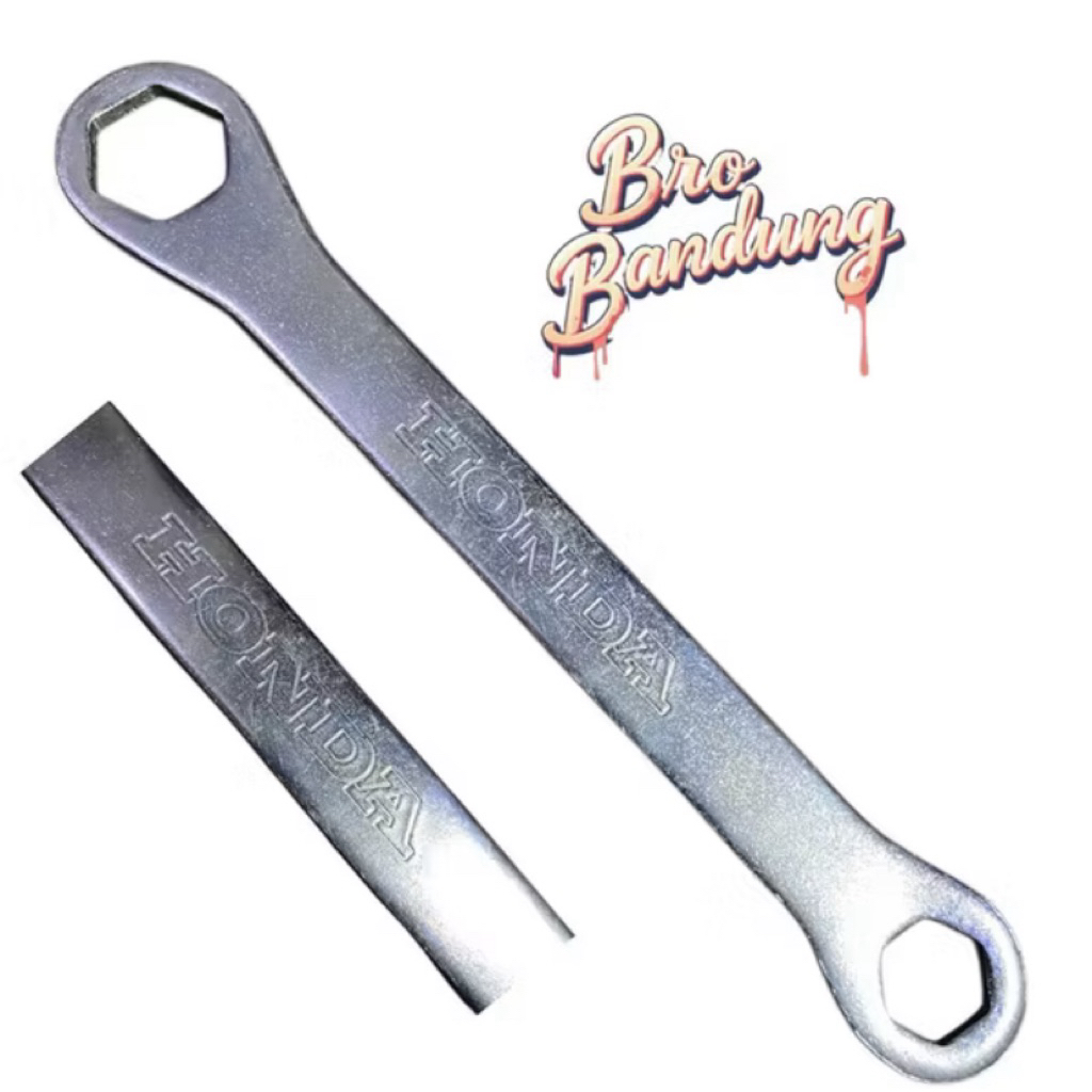 Kunci Tutup Klep Lurus 17 x 24 Buka Blok Mesin - Roda Belakang Motor Matic