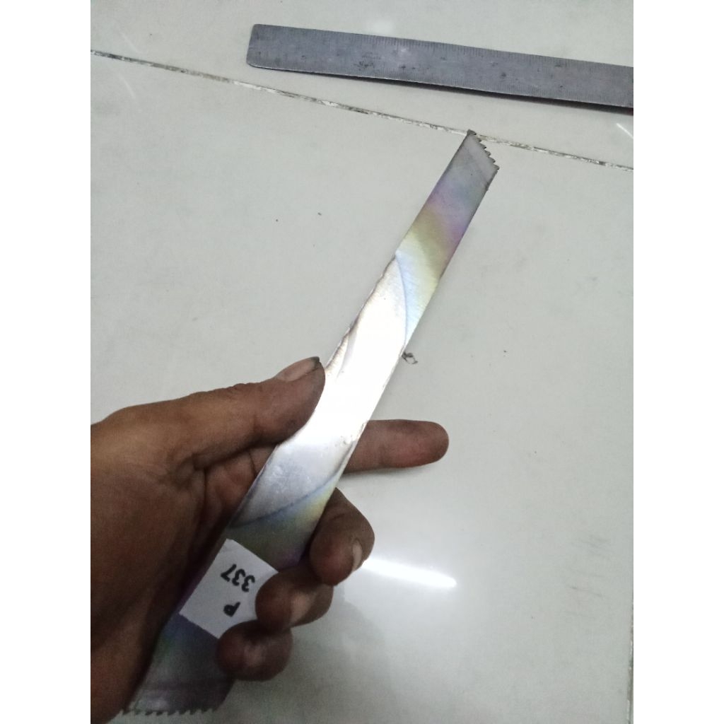 BAJA HSS DM05 Pelangi Original Keras Bahan Pisau Dapur Iris Seset Kelet Fillet Serut Raut Stek Okula