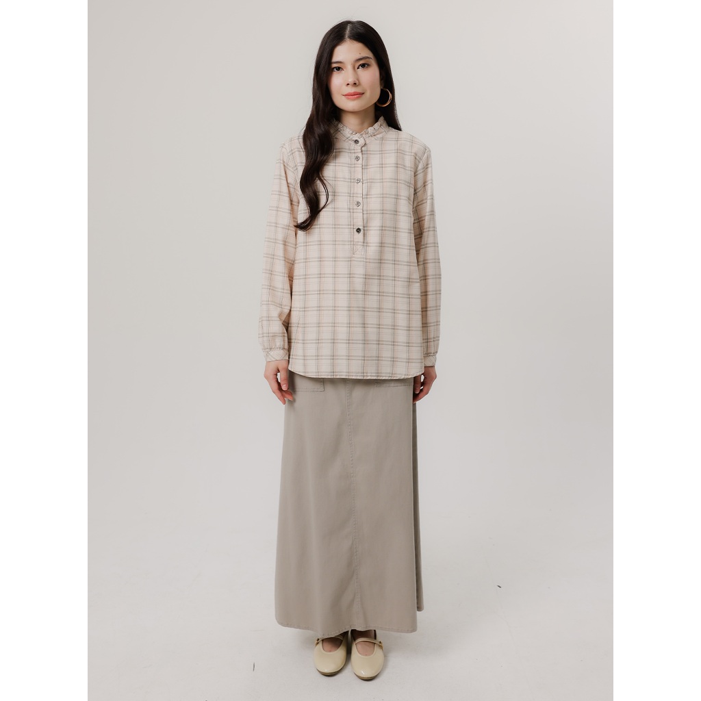 EXPAND Daria Blouse |Kemeja Wanita - Atasan Lengan Panjang