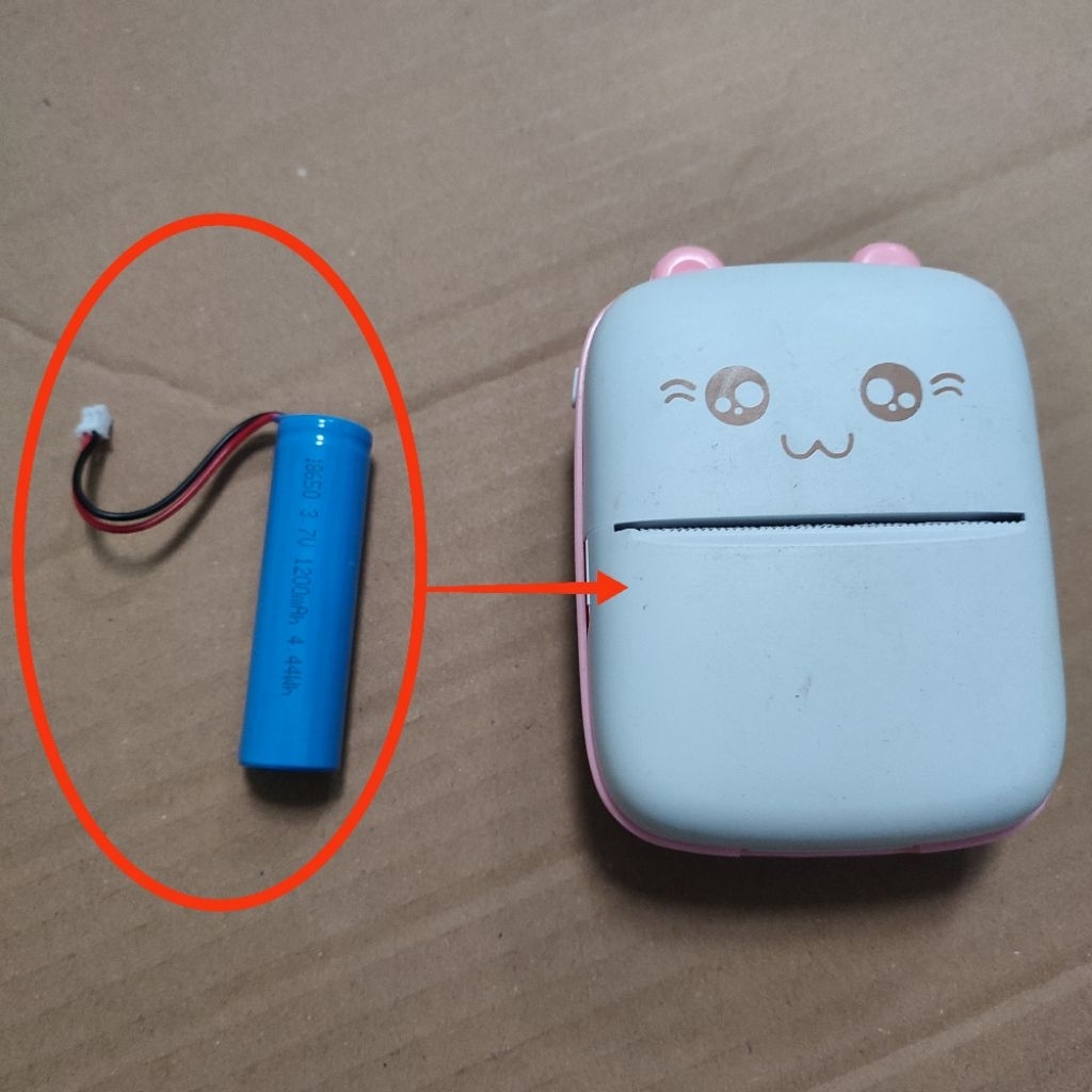 Baterai Mini Printer Thermal